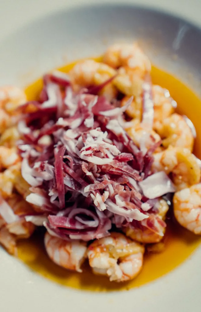 Cazuela de gambas Arroces El Pillo